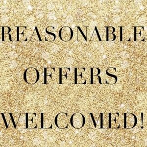 We are happy to consider reasonable offers